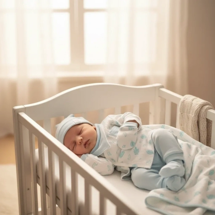 Begisa 8li Set Yaprak Desenli Hastane Çıkışı %100 Pamuk