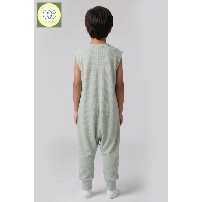 Begi İnterlok Geniş Askılı Çocuk Uyku Tulumu %100 Pamuk Kumaş 1.0 TOG
