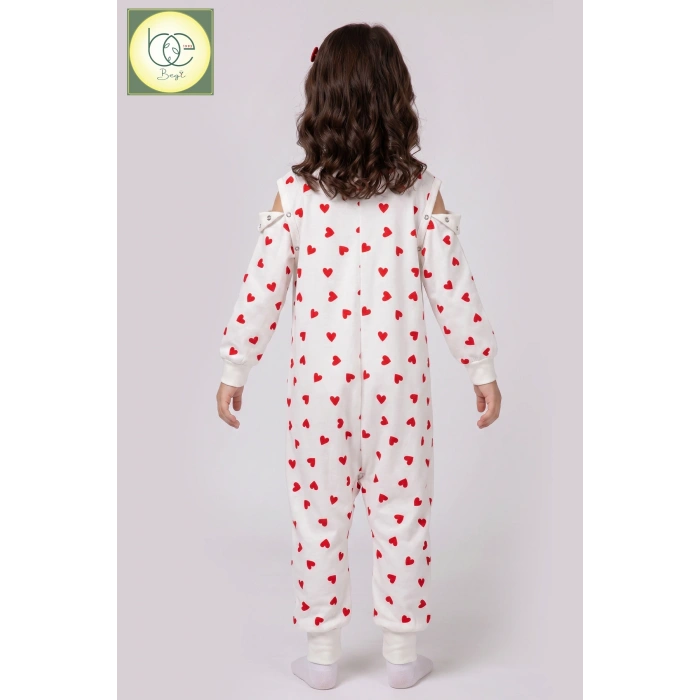 Begi Pazen Kumaş Uzun Kollu Kolu Çıkabilen Çocuk Uyku Tulumu %100 Pamuk 1.0 TOG