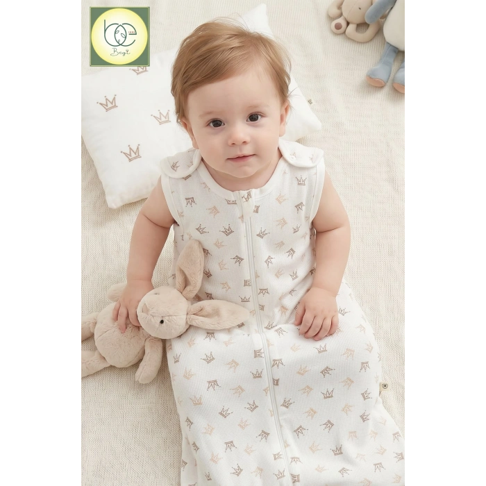 1.5 TOG ASKILI ÇITÇITLI İÇ ASTARLI KUNDAK UYKU TULUMU %100 PAMUK