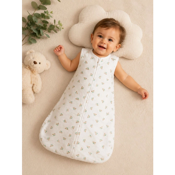 Begi 1.5 TOG Elyaflı Torba Geniş Askılı Çıtçıtlı Uyku Tulumu % 100 Pamuk