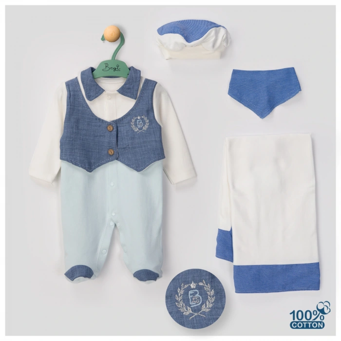 Begisa 4lÜ Set Hastane Çıkışı %100 Pamuk