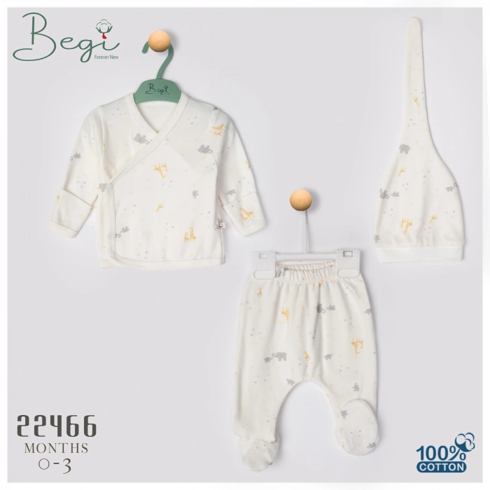 Begisa 5li Set Hastane Çıkışı %100 Pamuk