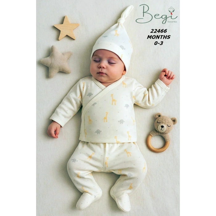 Begisa 5li Set Hastane Çıkışı %100 Pamuk