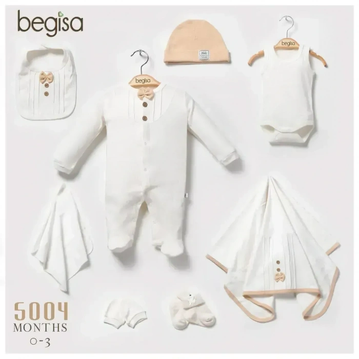 Begisa 8li Set Damatlık Hastane Çıkışı %100 Pamuk