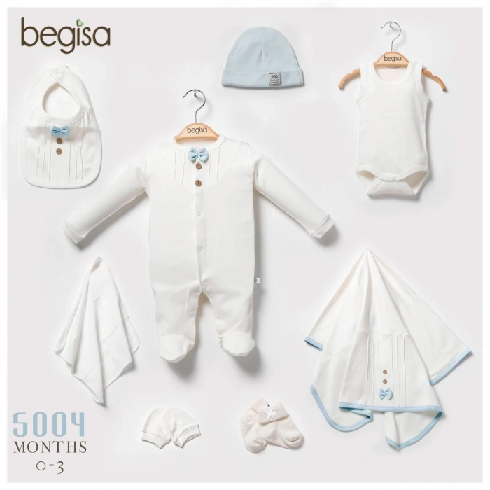 Begisa 8li Set Damatlık Hastane Çıkışı %100 Pamuk