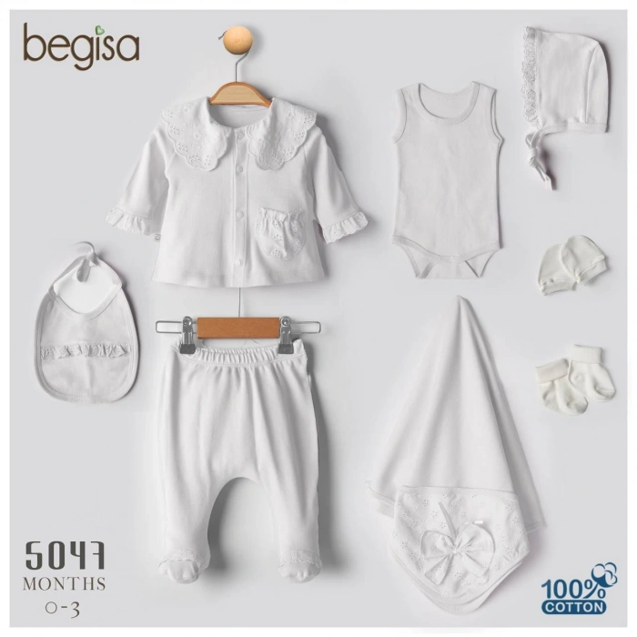 Begisa 8li Set Hastane Çıkışı %100 Pamuk