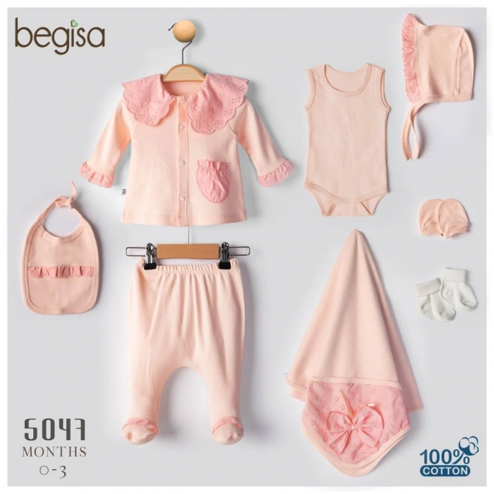 Begisa 8li Set Hastane Çıkışı %100 Pamuk