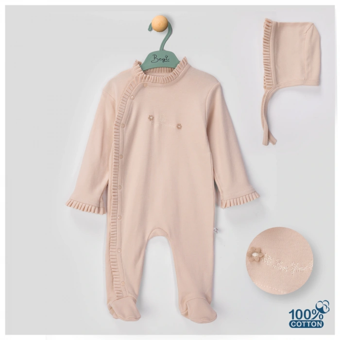 Penye Kumaş % 100 Pamuk Bebe Tulum