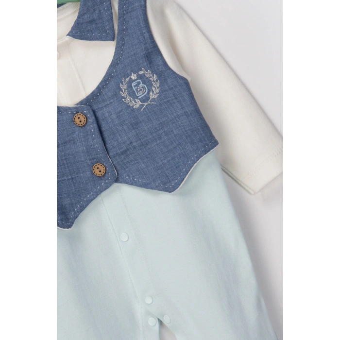 Penye Kumaş % 100 Pamuklu Bebe Tulum