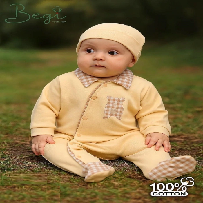 Penye Kumaş % 100 Pamuklu Bebe Tulum