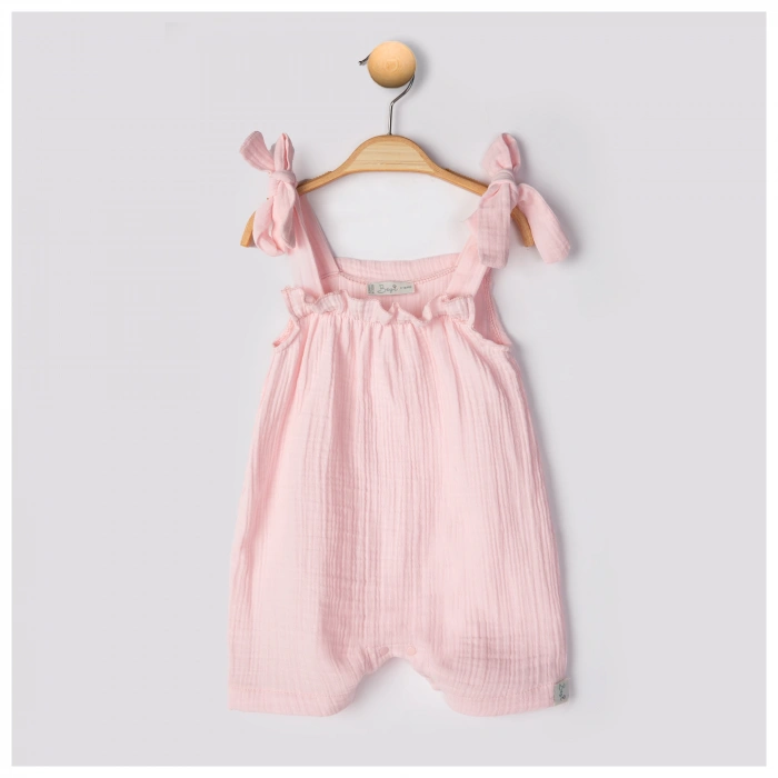 Müslin Kumaş % 100 Pamuklu Bebe Golf Tulum