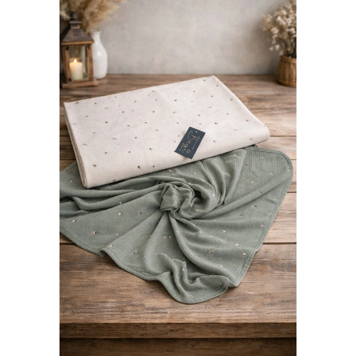 RAPORLU YUMUŞAK Kumaş 80 X 90 % 100 Pamuk Battaniye