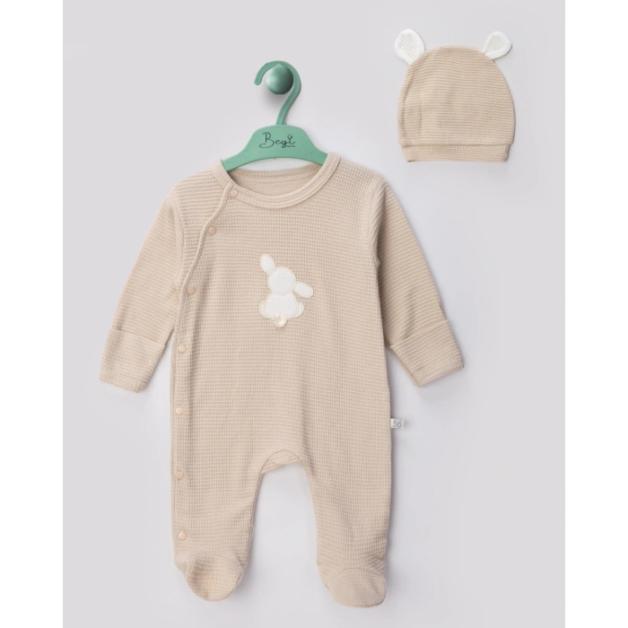 Waffle Kumaş % 100 Pamuk Bebe Tulum