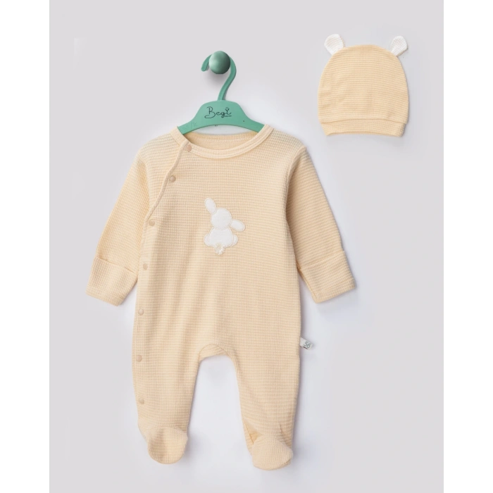 Waffle Kumaş % 100 Pamuk Bebe Tulum