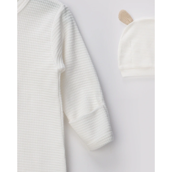 Waffle Kumaş % 100 Pamuk Bebe Tulum