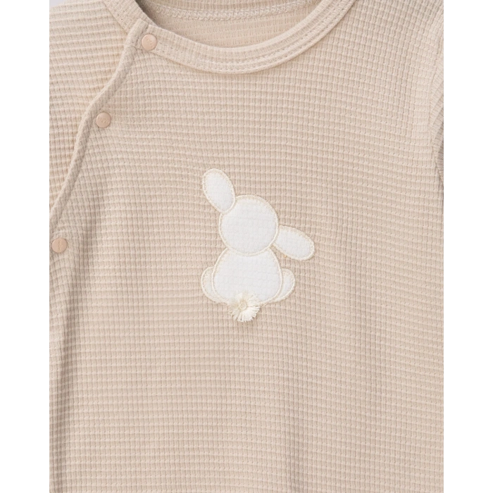 Waffle Kumaş % 100 Pamuk Bebe Tulum