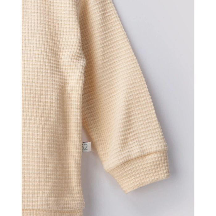 Waffle Kumaş 2li Erkek Bebe Takım % 100 Pamuk