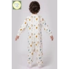 Begi Pazen Kumaş Uzun Kollu Kolu Çıkabilen Çocuk Uyku Tulumu %100 Pamuk 1.0 TOG