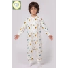 Begi Pazen Kumaş Uzun Kollu Kolu Çıkabilen Çocuk Uyku Tulumu %100 Pamuk 1.0 TOG
