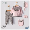 Begisa 5li Set Leoparlı Hastane Çıkışı %100 Pamuk
