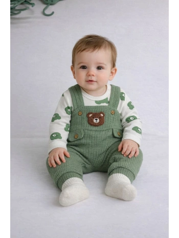 BEBEK 3LÜ SET TULUM&SALOPET