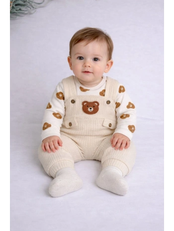 BEBEK 3LÜ SET TULUM&SALOPET