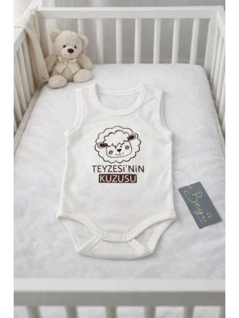 Begi Geniş Askılı Teyzesinın Kuzulu Baskılı Çıtçıtlı Badi