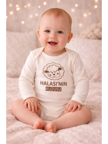 Begi Uzun Kol Halasınin Kuzulu Baskılı Çıtçıtlı Badi