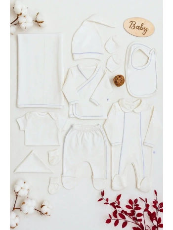 Begi Baby Arabiyeli 10lu Set Hastane Çıkışı %100 Pamuk