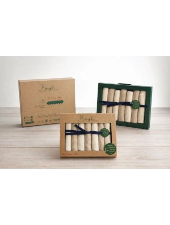 Begi Ağız Silme Mendili 7li Özel Seri %100 Pamuk Yumuşak Kumaş Yıkanabilir