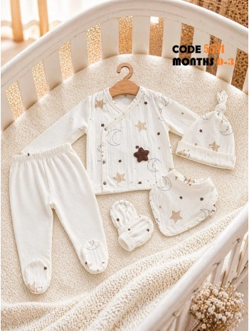 Begisa 5li Hastane Çıkışı %100 Pamuk