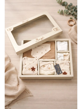 Begisa 10lu Set Hastane Çıkışı %100 Pamuk