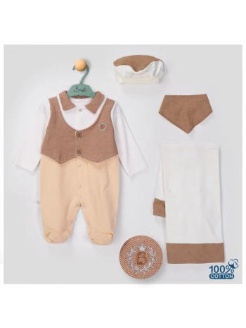 Begisa 4lÜ Set Hastane Çıkışı %100 Pamuk