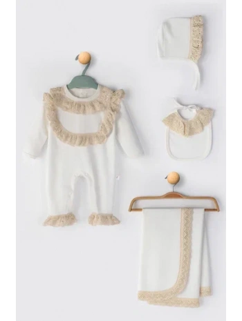 Begisa 4lü Set Hastane Çıkışı %100 Pamuk