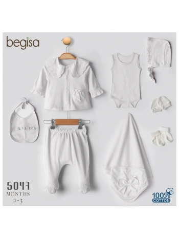Begisa 8li Set Hastane Çıkışı %100 Pamuk