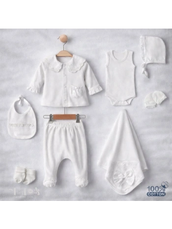 Begisa 8li Set Hastane Çıkışı %100 Pamuk