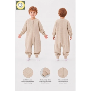 BEGİ 1.5 TOG KAPİTONE %100 PAMUK ÇOÇUK BEBEK UYKU TULUMU