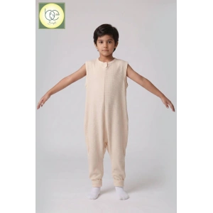 Begi İnterlok Geniş Askılı Çocuk Uyku Tulumu %100 Pamuk Kumaş 1.0 TOG