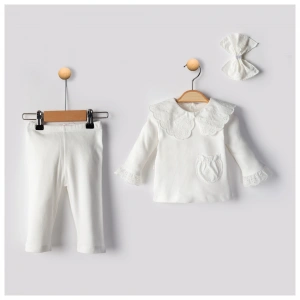 Begisa Dantelli 3  Lü Takım 100% Pamuk