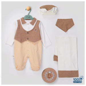 Begisa 4lÜ Set Hastane Çıkışı %100 Pamuk