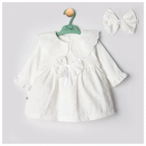 Dantelli Penye Kumaş Elbise % 100 Pamuk