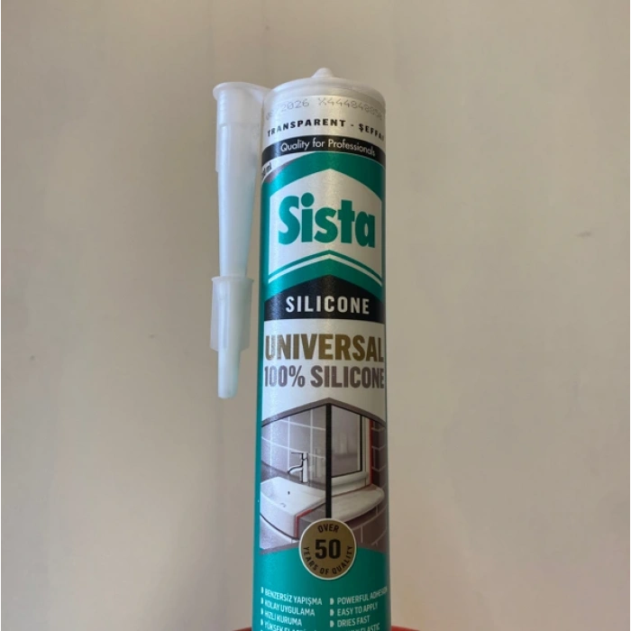 SİSTA ÜNİ.SİLİKON ŞEFFAF 310ML