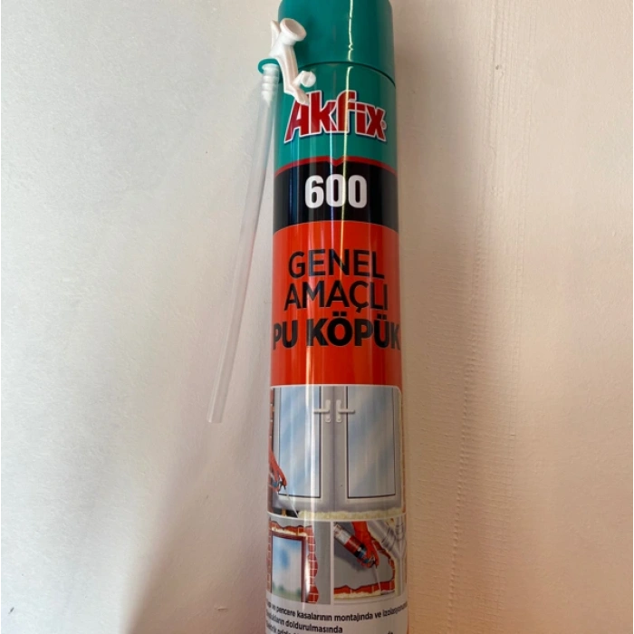 AXFA-006 AKFİX POLİÜRETAN KÖPÜK 600 Pipei 750 ml