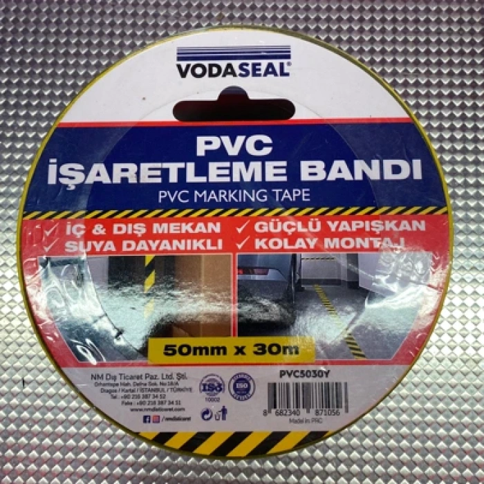 PVC İŞARETLEME BANDI 50mm 30mm