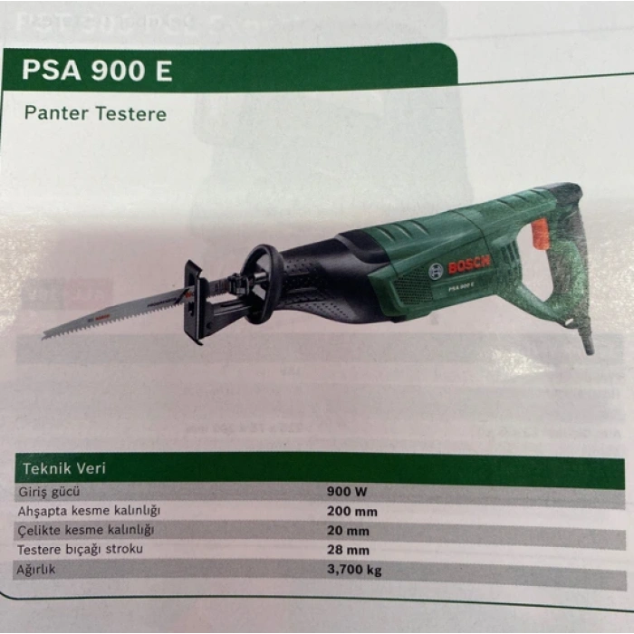 BOSCH PANTER TESTERE 900W PSA 900 E