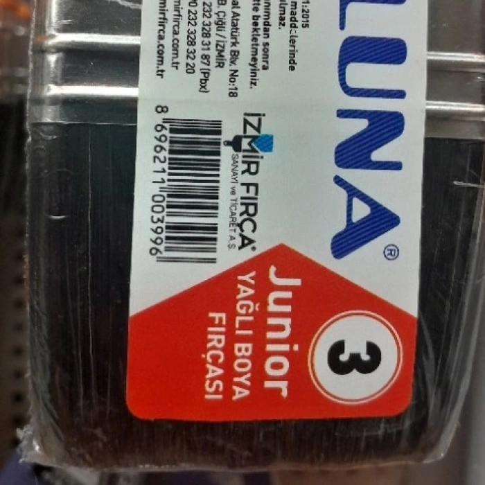 YAĞLI BOYA FIRÇASI NO:3 LUNA JUNIOR