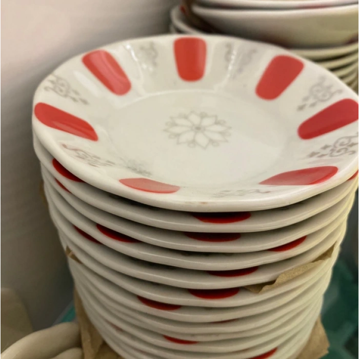 PAÇİ PORSELEN ÇİÇEKLİ ÇAY TABAĞI