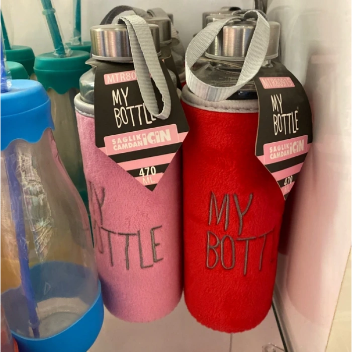 PELUŞLU CAM MATARA MTR80915