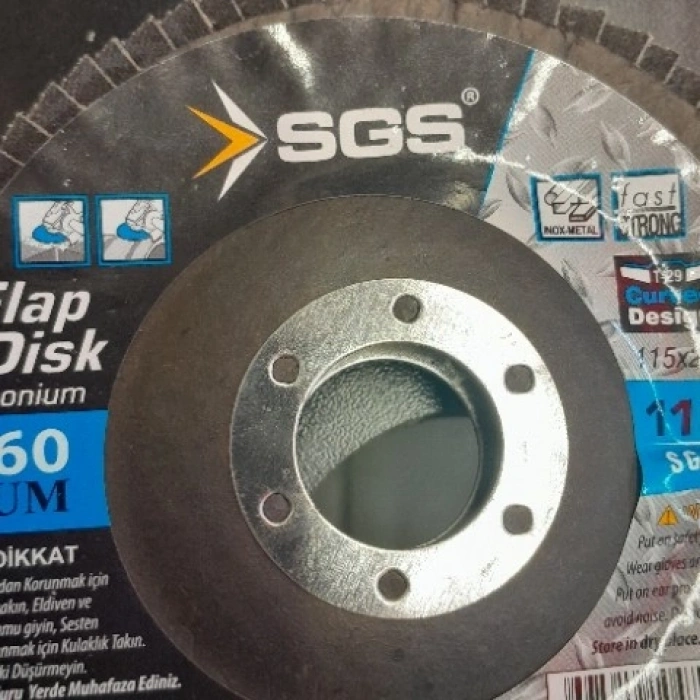 472 FLAP DİSK 115MM.60KUM ZIRCONIUM